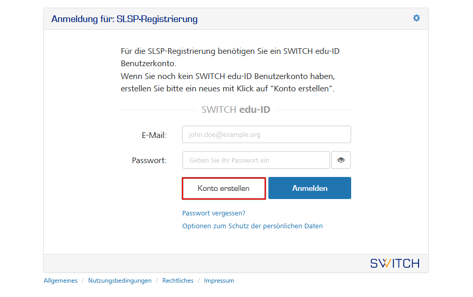 registrierung 2